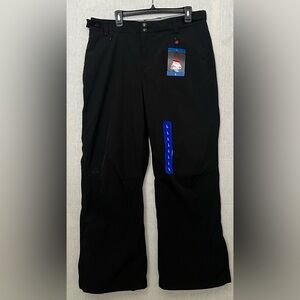 NWT #990272 Gerry Women’s Lg Black Fleecelined 4Way Stretch Snow/Ski Pants